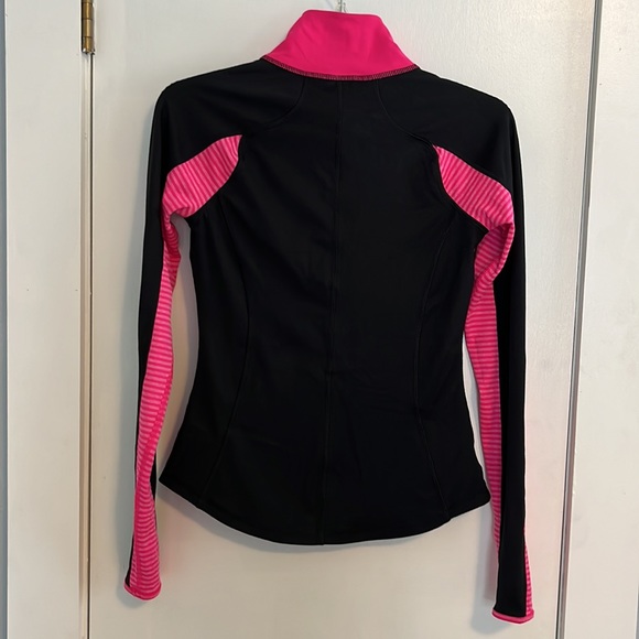 RBX Pink & Black Half Zip Lightweight Pullover - Picture 6 of 8